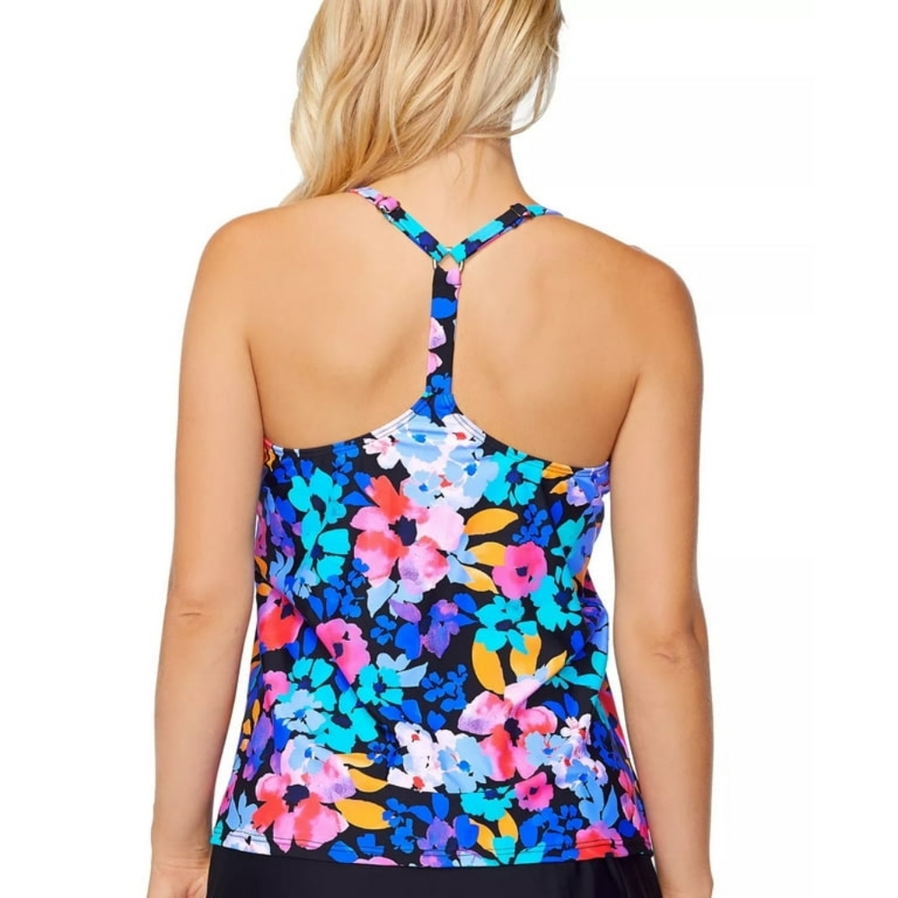 NWT, Island Escape Tellulah Floral Tankini Swim Top - Picture 9 of 9